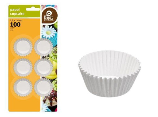 Picture of CUPCAKE CASES WHITE SMALL